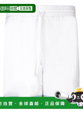 1h可退 香港直邮Casablanca 男士 短裤 MS24TR01204 white白色 舒
