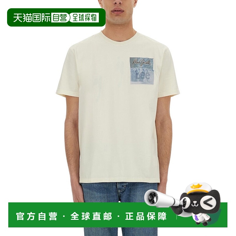 1h可退 香港直邮Paul Smith 保罗 史密斯 男士 X Lee 簽名貼片 T