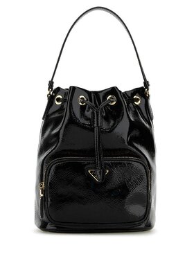 潮奢 Prada 普拉达 女士 Duet Logo 饰牌水桶包 1BH038VUOM2DNT