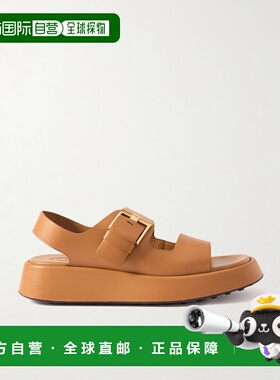 1h可退 香港直邮潮奢 TOD'S 托德斯 女士 皮质凉鞋 XXW95L0KA50N6