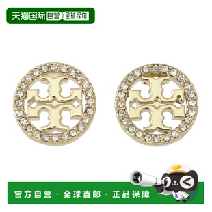 日本直邮Tory Burch Miller 密镶耳钉 53422-783(Fit House)