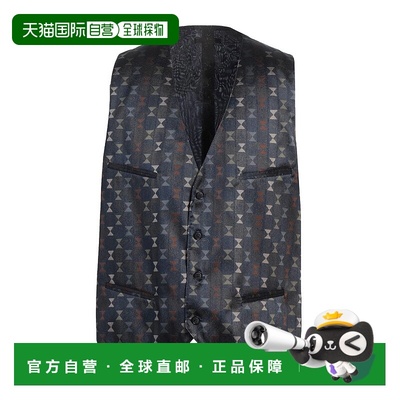 1h可退 香港直邮Armani 阿玛尼 男士 Suit 背心 blue蓝色 舒适时