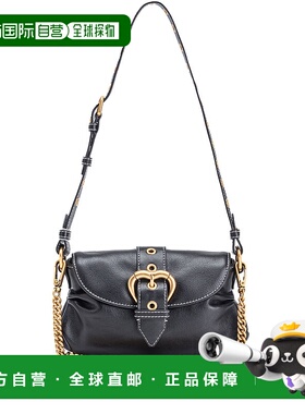 香港直邮PINKO 女士单肩包 102802A1W9Z99Q AW2025 黑色斜挎包