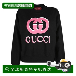 香港直邮潮奢 古驰 1h可退 Gucci 789 女士 棉质平纹针织印花卫衣