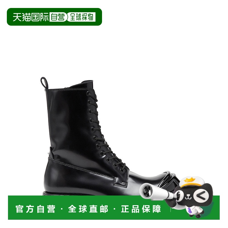 1h可退 香港直邮DIESEL 男士靴子 Y03228P4471T8013 AW2024 黑色