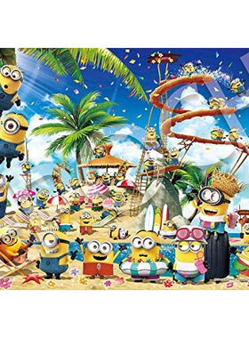 日本直邮拼图游戏 沙滩派对 小黄人! 500片 (38x53cm) 06-510s
