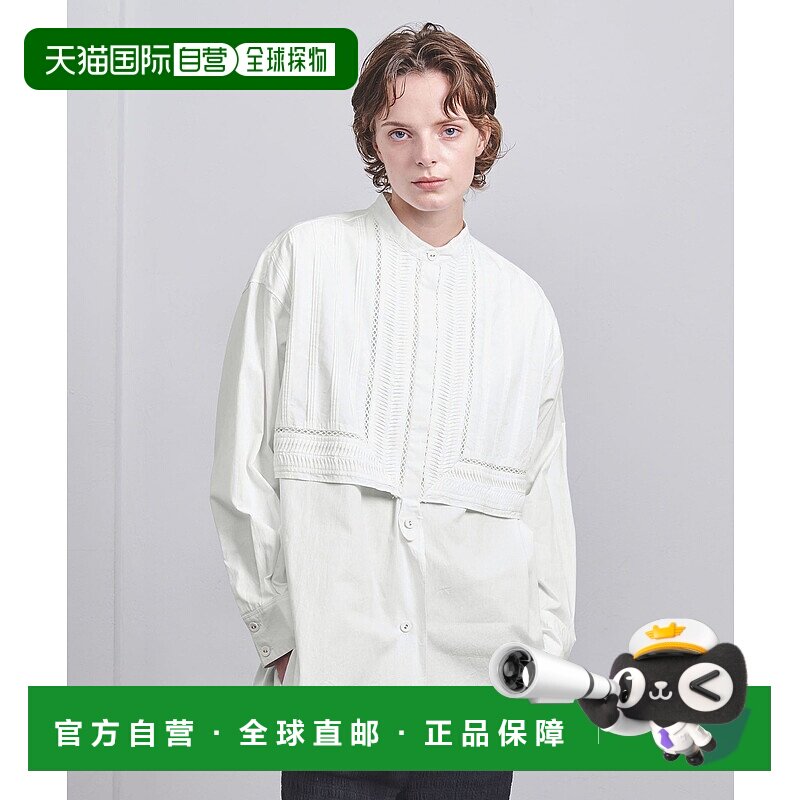 1h可退 日本直邮Pheeta 女装 Trinity 系列全棉衬衫 宽松设计半开
