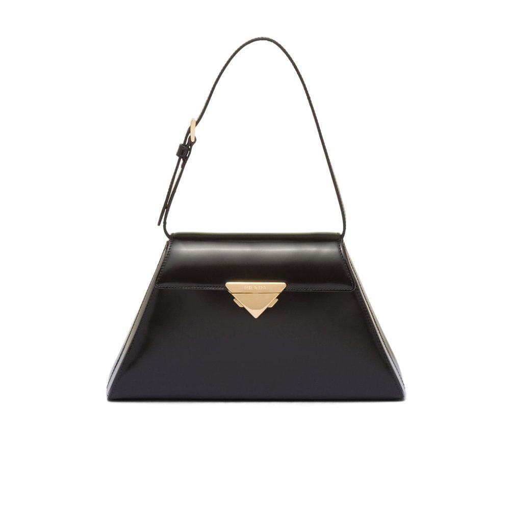 PRADA 女士斜挎包 1BD343ZO6VOOOF0002 CO 黑色 中号徽标单肩包