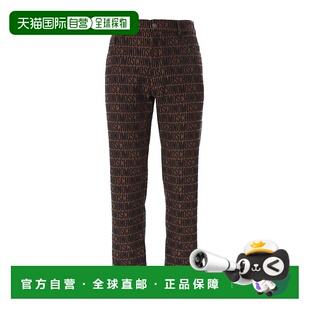 休闲裤 男士 03162623A1103 Log 1h可退 棕色 香港直邮MOSCHINO