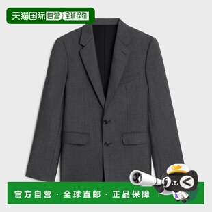 欧洲直邮CELINE思琳男士轻质羊毛经典夹克潮流穿搭外套男装