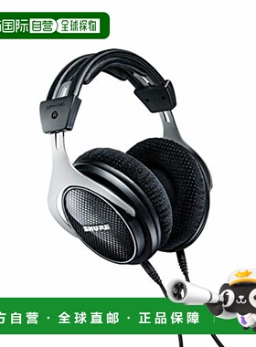 【日本直邮】 SHURE 高级录音室耳机 黑色：密封电缆可拆卸录音室