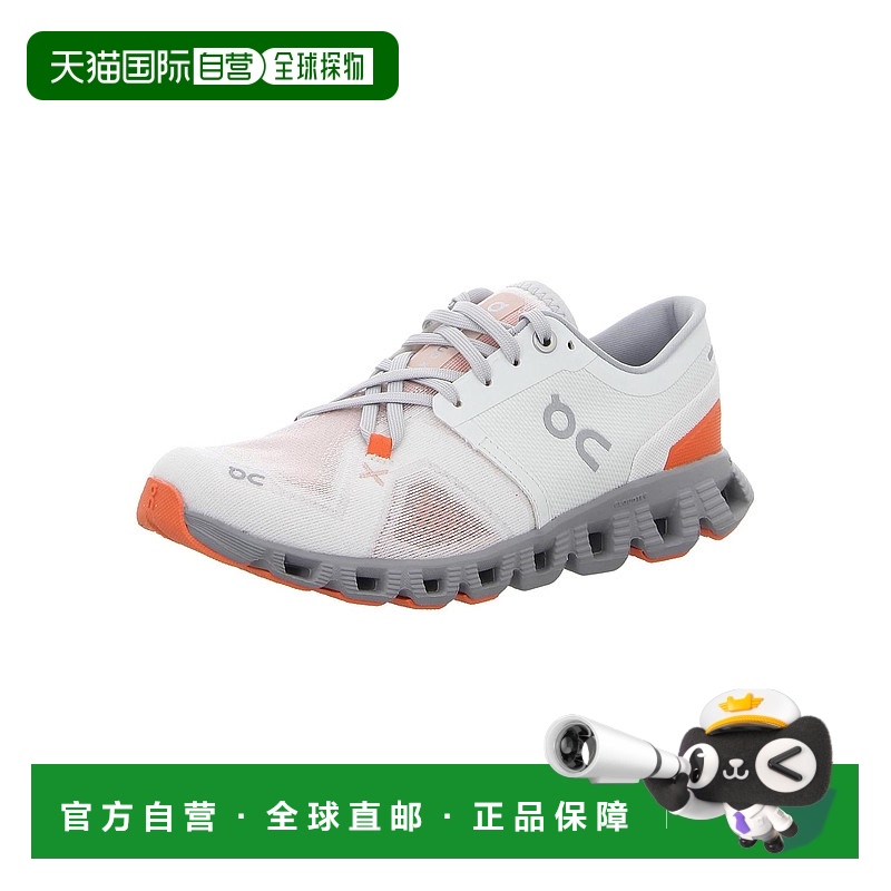 自营 On Running Cloud X 3 Womens Running Shoes - white 美国