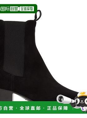 1h可退 香港直邮潮奢 toteme 女士 黑色 City 踝靴 234WLGSE074LE