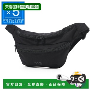 日本直邮Y-3 男女通用黑色腰包/斜挎包 (jw6221)