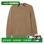 香港直邮burberry 女士 上装 1h可退 T恤长袖 针织条纹博柏利上衣