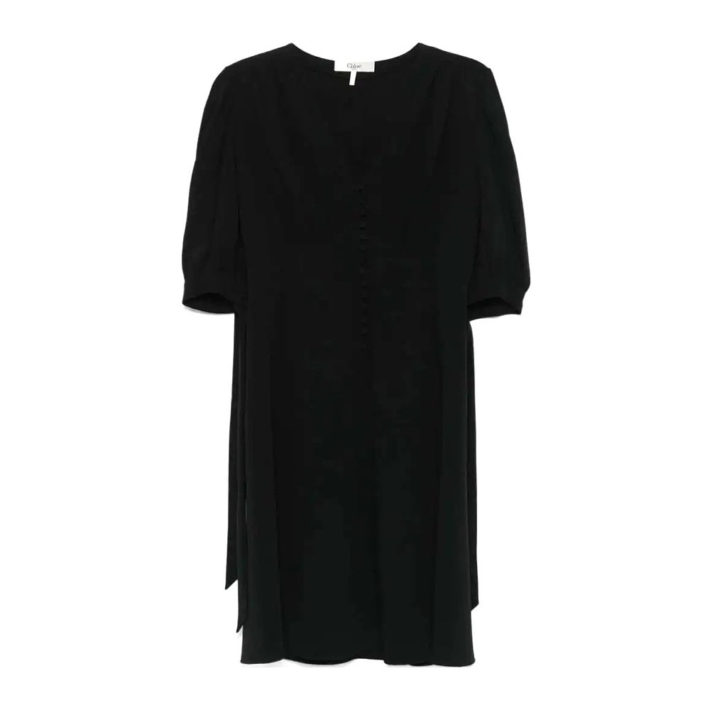 CHLOÉ女士连衣裙 25SR049263001001 SS2025黑色
