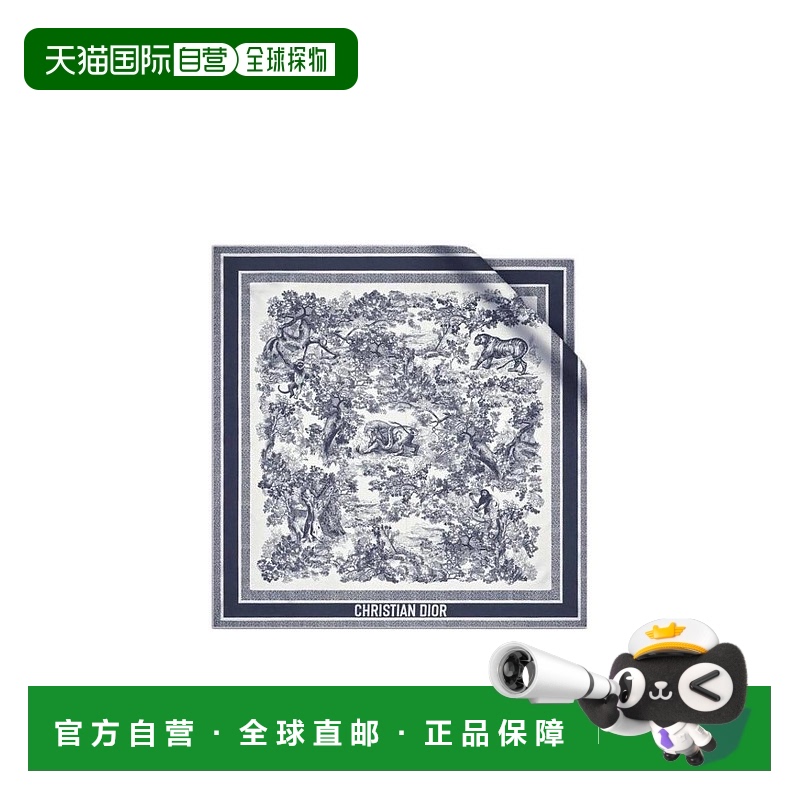 1h可退 香港直邮DIOR 女士围巾 15JOU090I602C545 AW2021 灰色 印