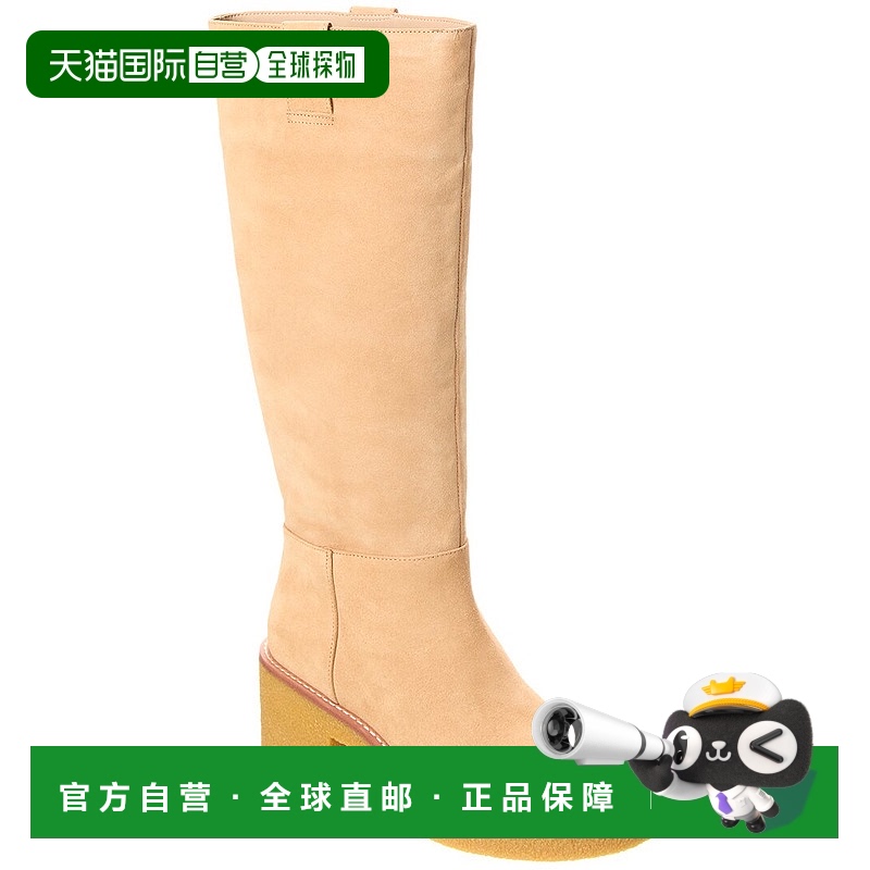 自营Stuart Weitzman Montana 休闲麂皮靴 - 棕色 美国奥莱直发