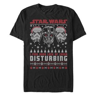 Fifth 星球大战达斯·维达拉克圣诞短袖 男士 恤 Sun