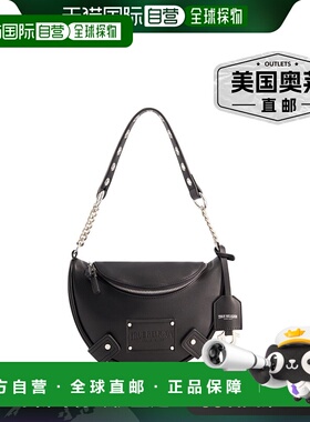 True Religion 链柄流浪包 - 黑色 斜挎包【美国奥莱】女包直发
