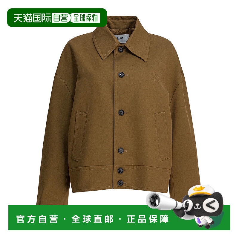香港直邮CELINE 女士西服 RV0UM033302CM AW2025 棕色