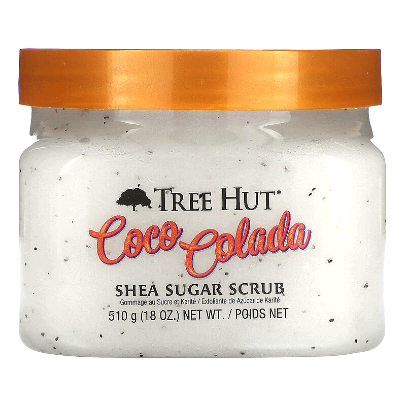 香港直邮Tree Hut,乳木果糖磨砂膏，可可可乐，18 盎司（510 克）