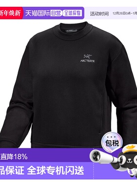 加拿大Arcteryx始祖鸟EMBLEM FLEECE女士圆领卫衣