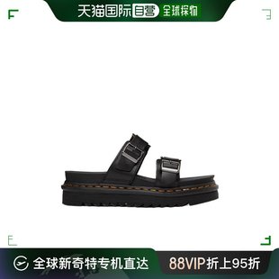 Dr. Martens 马丁大夫 2352 香港直邮潮奢 男士 黑色徽标休闲凉鞋