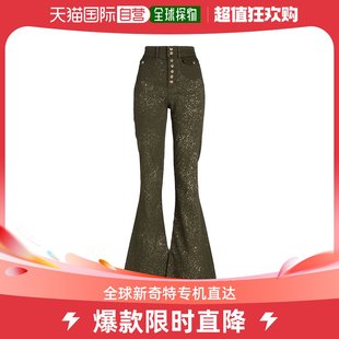 范思哲 香港直邮潮奢 Jeans Versace 女士休闲长裤