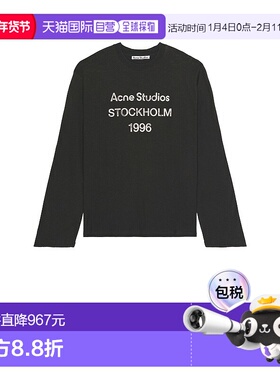 1h可退 香港直邮潮奢 Acne Studios 艾克妮 男士 Edden 长袖T恤 C