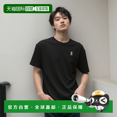 1h可退 香港直邮潮奢 On 男士 Club 徽标印花棉针织T恤 1ME100505