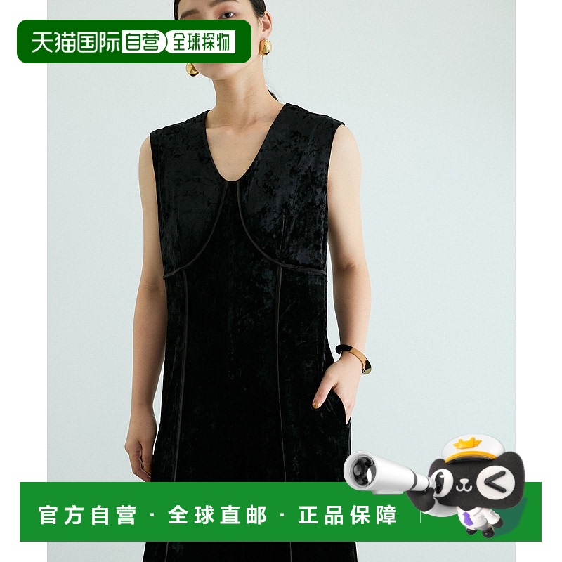 日本直邮Adam et Rope' 女士无袖丝绒连体裤 2024BGAY74510