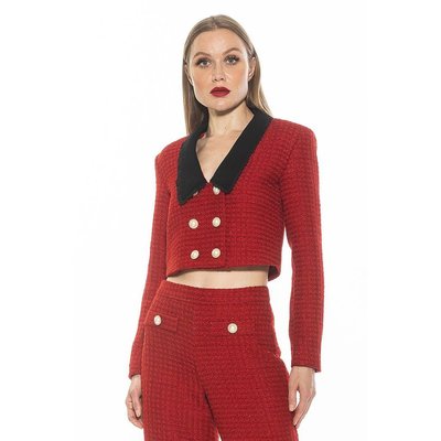 美国直邮Alexia Admor女士外套短款直筒型时尚舒适 休闲女装上衣