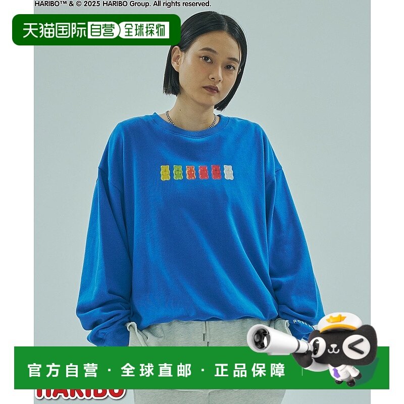 1h可退 日本直邮ROSE BUD 女装 联名HARIBO 熊仔图案 宽松长袖卫