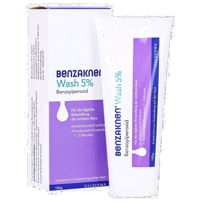 欧洲直邮德国Benzaknen班赛痘肌痤疮深度洁面乳100g效期26年9月