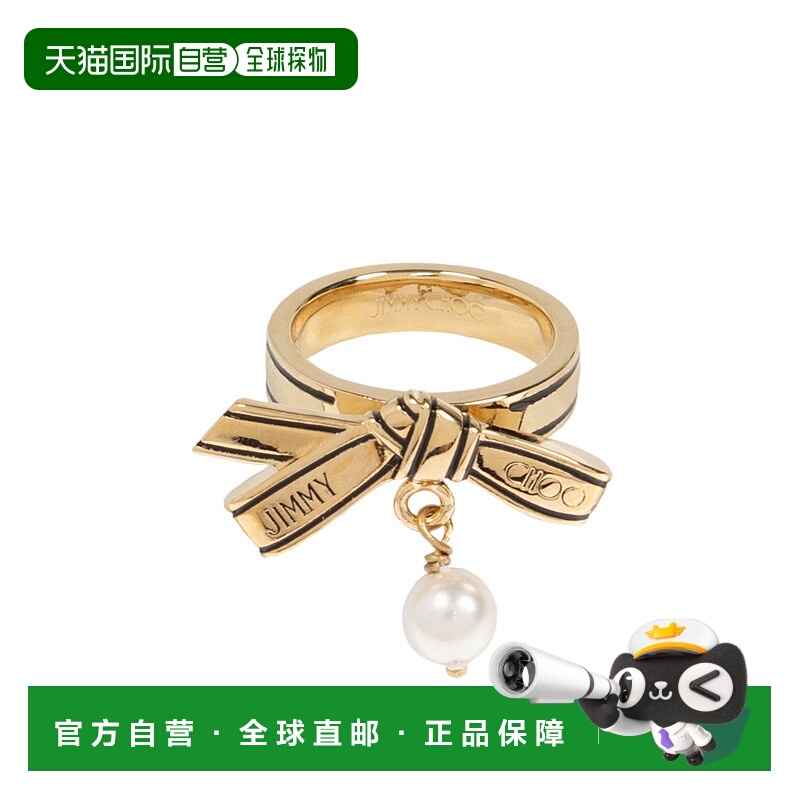 香港直邮Jimmy Choo 蝴蝶结戒指 RIBBONRINGJKI