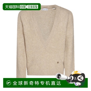 香港直邮BURBERRY 针织毛衣 1h可退 男士 米 8099383C1167 AW2024