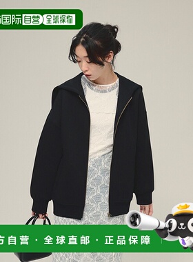 1h可退 日本直邮eL 女装宽松休闲立体剪裁连帽卫衣 580108