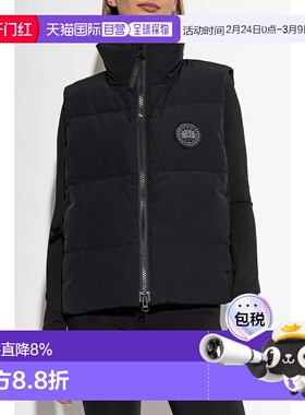 美国直邮CANADA GOOSE - Women Black Label Grandview Cropped V