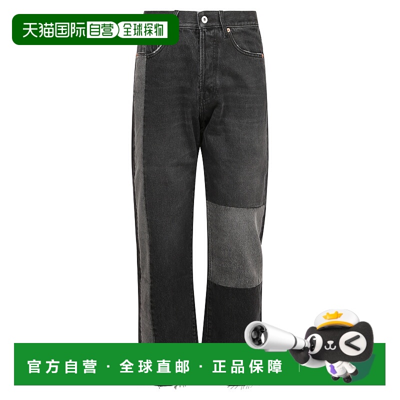 1h可退香港直邮VALENTINO男士牛仔裤 WV3DE01U7FU094 SS2022黑