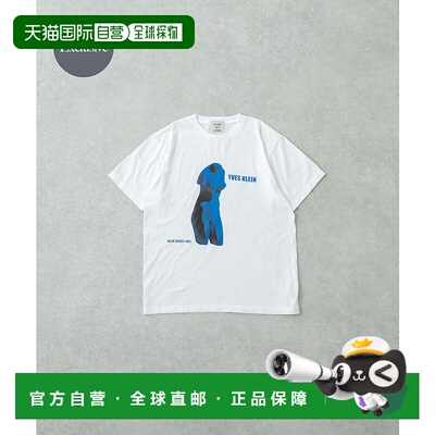 1h可退 日本直邮HEAR MY NAME 男装 Yves Klein 艺术印花T恤 别注