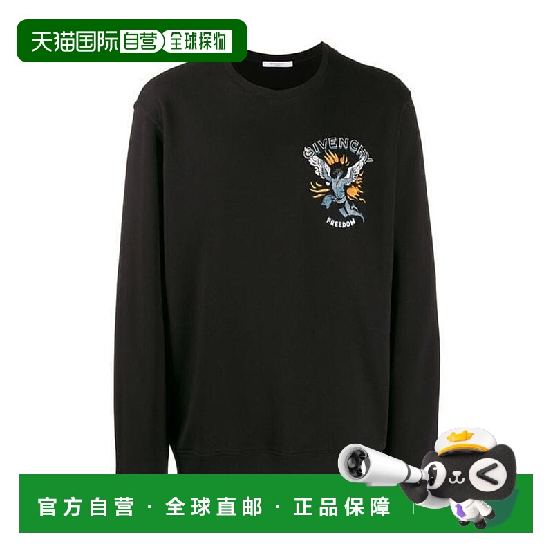 香港直邮Givenchy 徽标圆领卫衣 BMJ03930AF长袖纪梵希