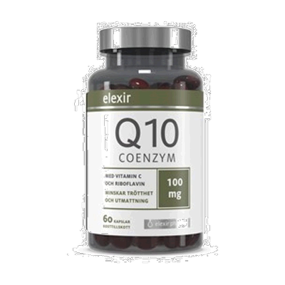 欧洲直邮ELEXIR PHARMA辅酶q10胶囊心肌酶缓解疲劳护心脑血管60粒