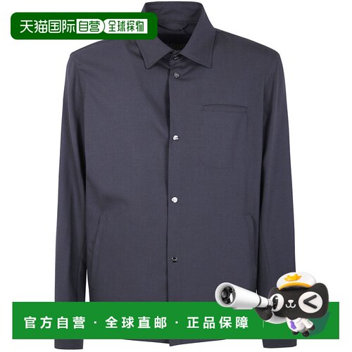 香港直邮HERNO 男士衬衫 GI000540U33474S9487 AW2025 蓝色
