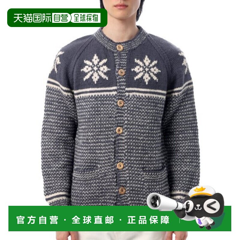 韩国直邮INVERALLAN 30I 瑞典雪花图案拉链高尔夫球手开衫(30I -