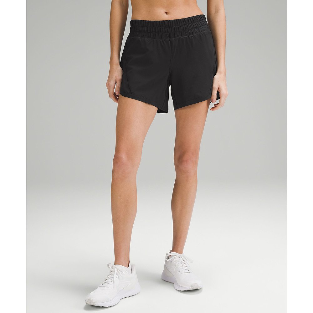 日潮跑腿Lululemon露露乐蒙Track That中腰衬里短裤 5
