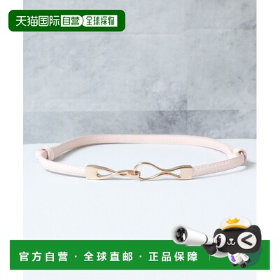1h可退 日本直邮florist女士PU皮无段调节细腰带 U39064790