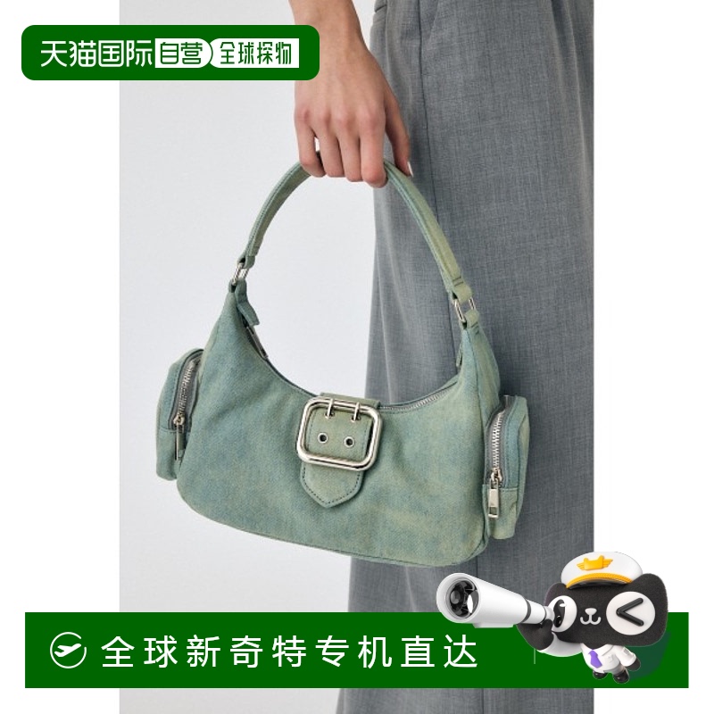 1h可退 日本直邮MOUSSY 女士侧袋编织hobo包 010IAT555501