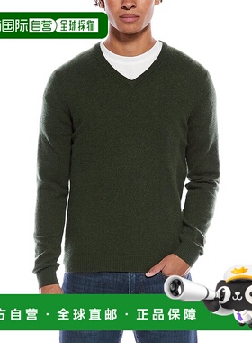 自营Mette Cashmere V-Neck Sweater - green 美国奥莱直发毛衣