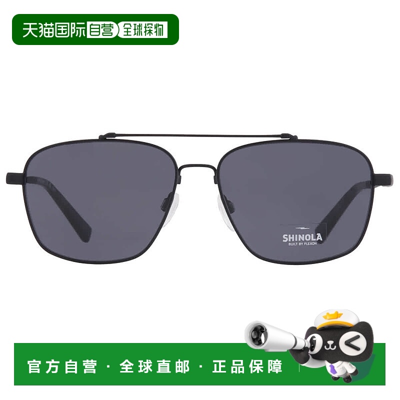 自营Shinola Grey Navigator Men's Sunglasses SH2100S 001 57 -